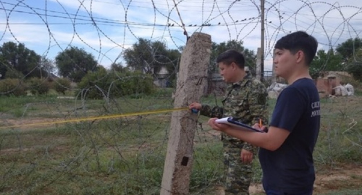 The site of the inmates' attack on the staff of the high security colony in Kalmykia. Photo by the press service www.anti-corruption.news The site of the inmates' attack on the staff of the high security colony in Kalmykia. Photo by the press service www.anti-corruption.news