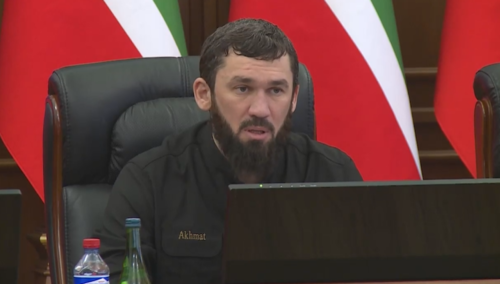 Magomed Daudov. Screenshot of video posted in Daudov’s Instagram* account: https://www.instagram.com/p/CZhdWlmvyS1/. Magomed Daudov. Screenshot of video posted in Daudov’s Instagram* account: https://www.instagram.com/p/CZhdWlmvyS1/.