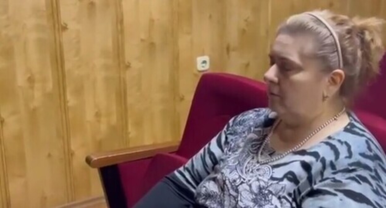 Zarema Musaeva. Image made from video posted by ChGTRK ‘Grozny’ Zarema Musaeva. Image made from video posted by ChGTRK ‘Grozny’