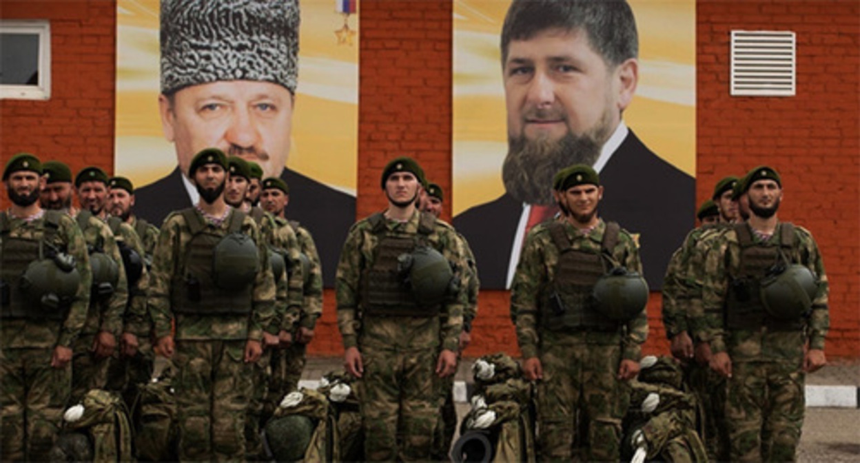 Chechen military servicemen. Photo: Grozny-Inform, https://www.grozny-inform.ru/ Chechen military servicemen. Photo: Grozny-Inform, https://www.grozny-inform.ru/