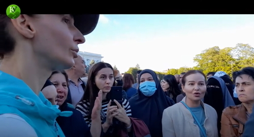 Protesters in Nalchik. Screenshot of the video by the "Caucasian Knot" https://www.youtube.com/watch?v=PNvo-9KMwvs Protesters in Nalchik. Screenshot of the video by the "Caucasian Knot" https://www.youtube.com/watch?v=PNvo-9KMwvs