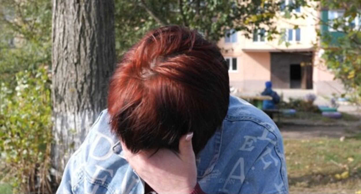 A resident of the Krasnosulin District of the Rostov Region, the wife of a mobilized man and a mother of three. Photo by the "Caucasian Knot" correspondent A resident of the Krasnosulin District of the Rostov Region, the wife of a mobilized man and a mother of three. Photo by the "Caucasian Knot" correspondent