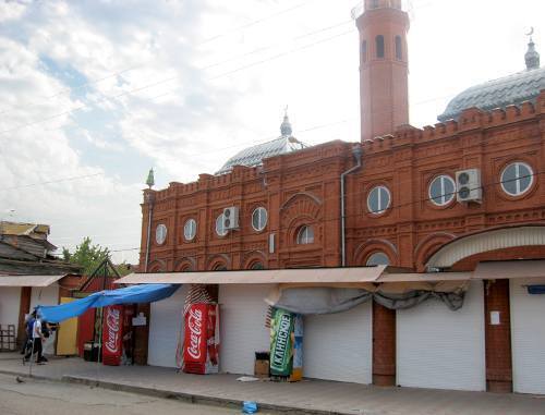 The Red Mosque in the city of Astrakhan. Photo by the "Caucasian Knot" The Red Mosque in the city of Astrakhan. Photo by the "Caucasian Knot"