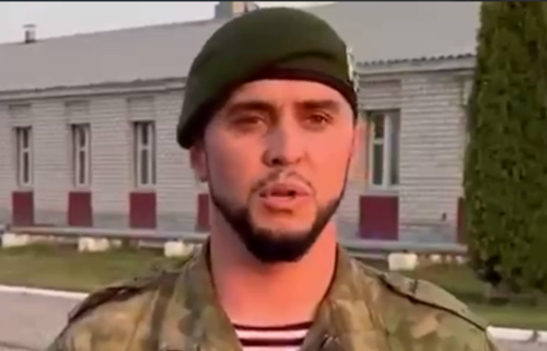 Askhab Nakaev. Screenshot of the video posted on Instagram* of the Grozny Inform news agency https://www.instagram.com/p/CkS1359sW1V/ Askhab Nakaev. Screenshot of the video posted on Instagram* of the Grozny Inform news agency https://www.instagram.com/p/CkS1359sW1V/