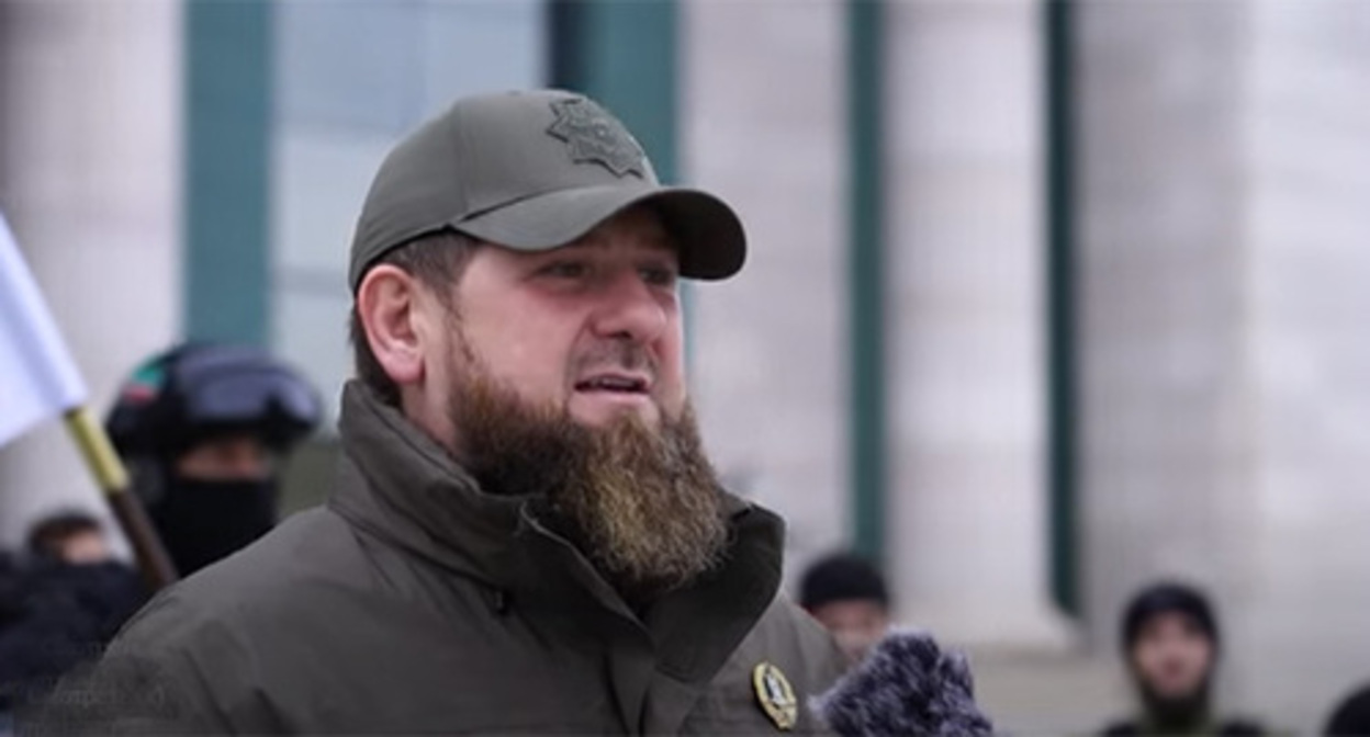 Ramzan Kadyrov speaks with the soldiers. Screenshot of the video https://www.youtube.com/watch?v=TYx5t0KcW-A Ramzan Kadyrov speaks with the soldiers. Screenshot of the video https://www.youtube.com/watch?v=TYx5t0KcW-A