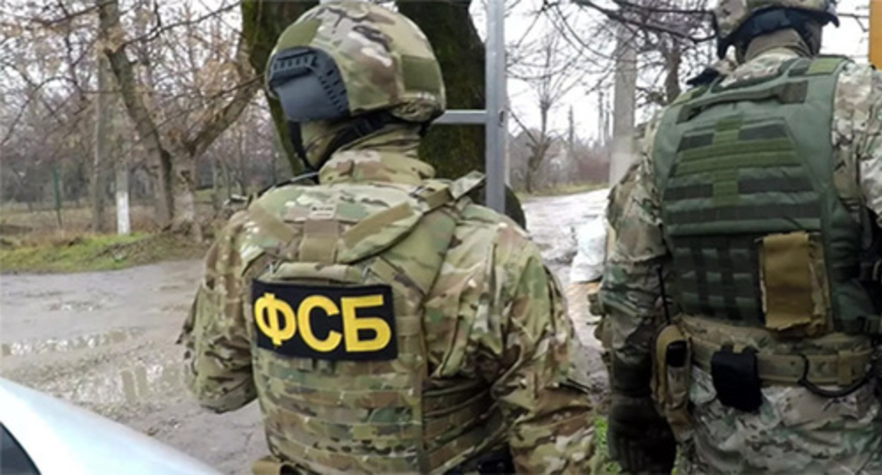 The FSB officers. Photo by the press service of the FSB The FSB officers. Photo by the press service of the FSB