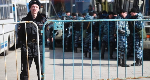 The police. Photo by Yelena Sineok, Yuga.ru The police. Photo by Yelena Sineok, Yuga.ru
