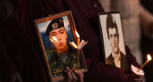 Photos of the militaries perished in the special military operation in Ukraine. Photo by the "Pravo Materi" (Mother's Right) Foundation Photos of the militaries perished in the special military operation in Ukraine. Photo by the "Pravo Materi" (Mother's Right) Foundation