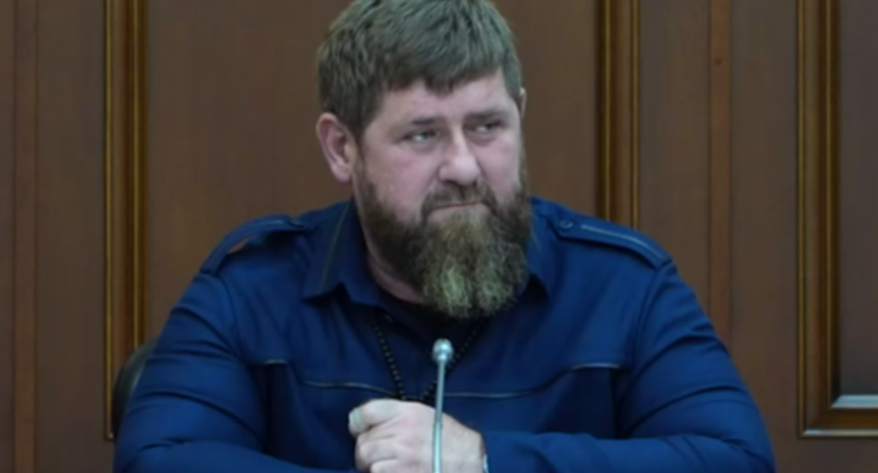 Ramzan Kadyrov. Screenshot of the video posted on Kadyrov's Telegram channel on November 15, 2022, https://t.me/RKadyrov_95/3098 Ramzan Kadyrov. Screenshot of the video posted on Kadyrov's Telegram channel on November 15, 2022, https://t.me/RKadyrov_95/3098