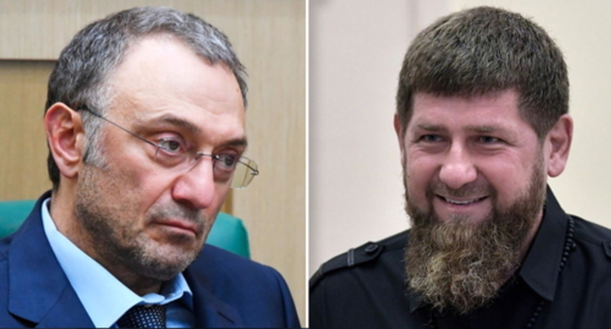 Suleiman Kerimov and Ramzan Kadyrov. Photos: press service of the Russia's Investigative Committee,
https://chechnyatoday.com Collage by the "Caucasian Knot" Suleiman Kerimov and Ramzan Kadyrov. Photos: press service of the Russia's Investigative Committee,
https://chechnyatoday.com Collage by the "Caucasian Knot"
