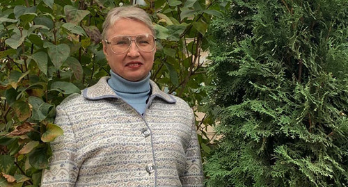 Elena Menchikova. Photo: https://jw-russia.org/news/2021/12/161559.html *Included by the Russian Ministry of Justice (MoJ) into the register of foreign media, performing functions of a foreign agent Elena Menchikova. Photo: https://jw-russia.org/news/2021/12/161559.html *Included by the Russian Ministry of Justice (MoJ) into the register of foreign media, performing functions of a foreign agent