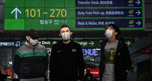 From left to right: Andrei (nickname), Djashar Khubiev, and Vladimir Maraktaev
at the departure lounge of the Seoul Incheon International Airport, January 3, 2023. Photo: https://www.koreatimes.co.kr/www/nation/2023/01/281_343205.html From left to right: Andrei (nickname), Djashar Khubiev, and Vladimir Maraktaev
at the departure lounge of the Seoul Incheon International Airport, January 3, 2023. Photo: https://www.koreatimes.co.kr/www/nation/2023/01/281_343205.html