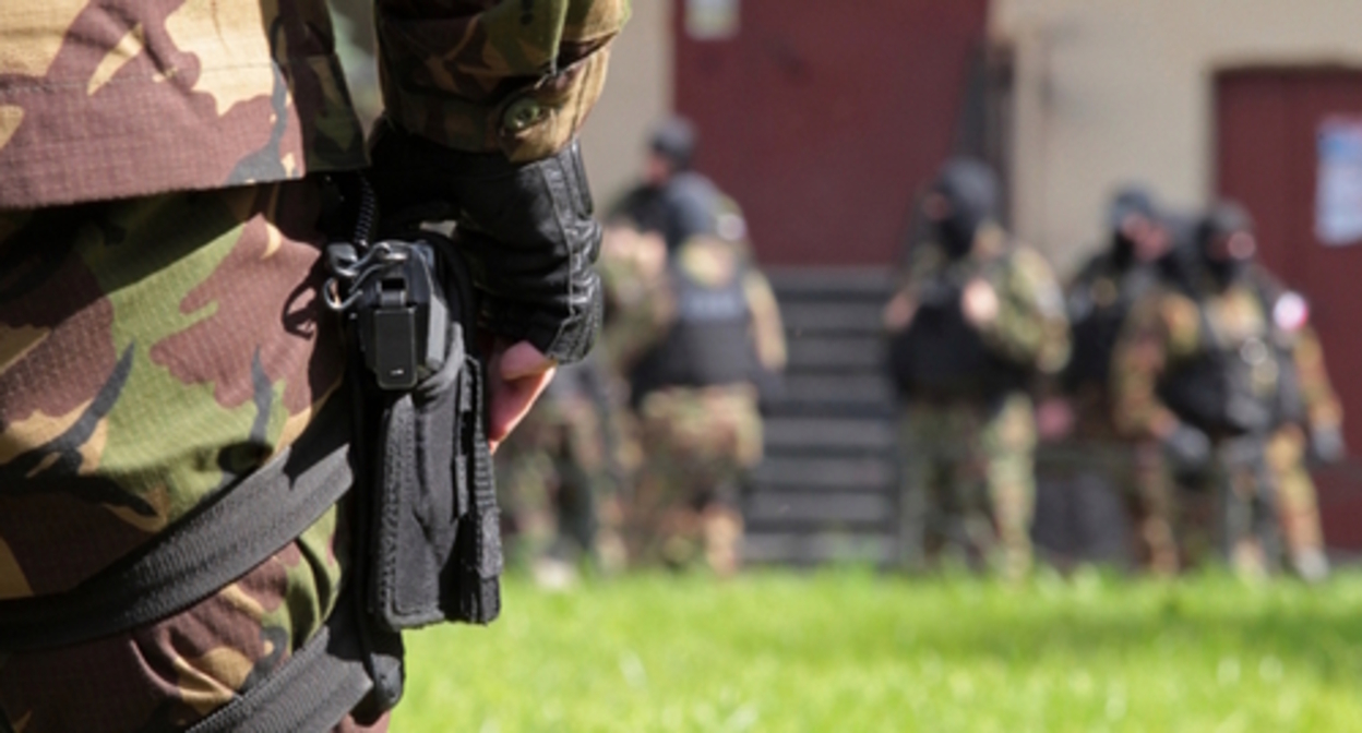 Law enforcers. Photo by the FSB press service Law enforcers. Photo by the FSB press service