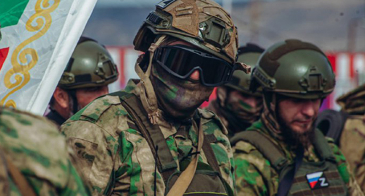 Chechen soldiers. Photo: Grozny Inform https://www.grozny-inform.ru Chechen soldiers. Photo: Grozny Inform https://www.grozny-inform.ru