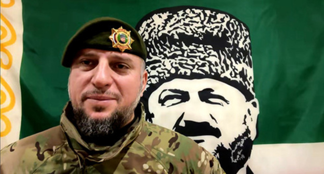 Apti Alaudinov. Screenshot of the video https://smotrim.ru/article/3204042 Apti Alaudinov. Screenshot of the video https://smotrim.ru/article/3204042
