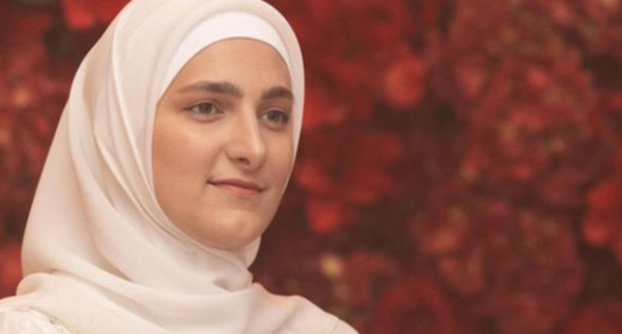 Aishat Kadyrova. Photo: Grozny Inform https://www.grozny-inform.ru Aishat Kadyrova. Photo: Grozny Inform https://www.grozny-inform.ru