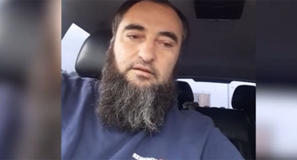 Said-Khusein Magomadov. Screenshot of the video Telegram/sayd_khuseyn_magamadov Said-Khusein Magomadov. Screenshot of the video Telegram/sayd_khuseyn_magamadov
