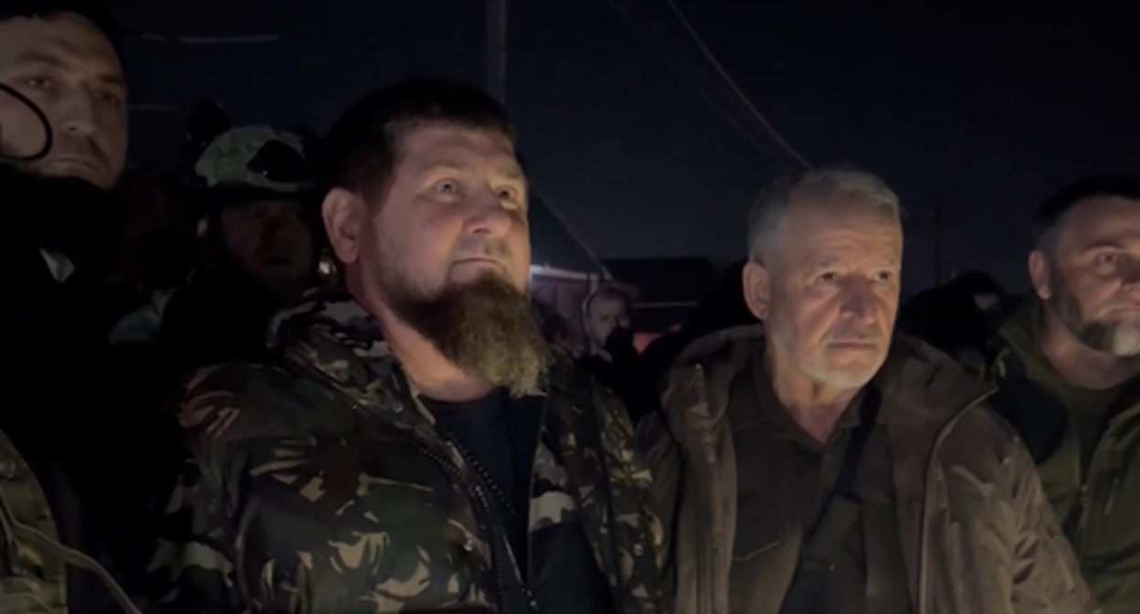 Kadyrov in Gudermes, screenshot of the video https://t.me/RKadyrov_95/3474 Kadyrov in Gudermes, screenshot of the video https://t.me/RKadyrov_95/3474
