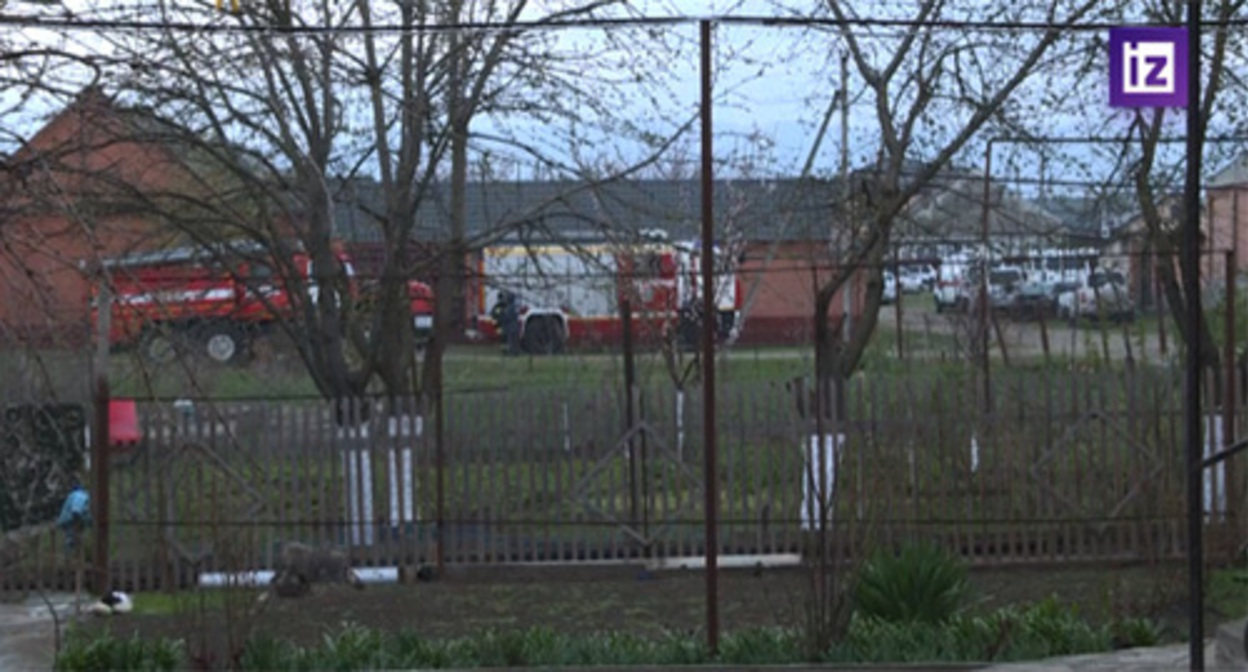 The village of Zyazikov-Yurt, Malgobek District, where the shooting between law enforcers and militants took place. Screenshot of the video https://iz.ru/1494286/2023-04-06/izvestiia-pokazali-kadry-s-mesta-perestrelki-silovikov-s-terroristami-v-ingushetii The village of Zyazikov-Yurt, Malgobek District, where the shooting between law enforcers and militants took place. Screenshot of the video https://iz.ru/1494286/2023-04-06/izvestiia-pokazali-kadry-s-mesta-perestrelki-silovikov-s-terroristami-v-ingushetii