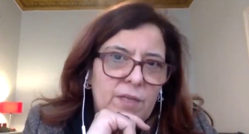 Mariana Katsarova. Screenshot of the video on the "Fortanga" YouTube channel https://www.youtube.com/watch?v=AQ2DqRq2vHg Mariana Katsarova. Screenshot of the video on the "Fortanga" YouTube channel https://www.youtube.com/watch?v=AQ2DqRq2vHg