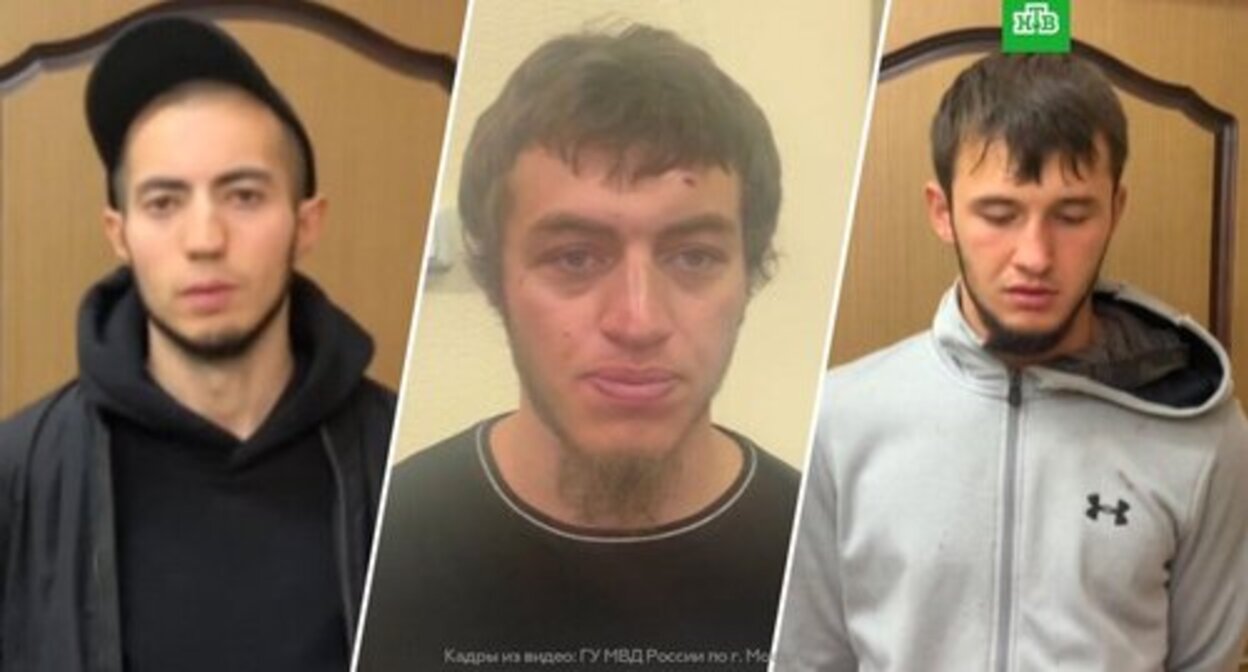Gasan Zalibekov, Ibragim Musalaev and Magamaali Khanmagomedov (from left to right). Photo: https://twitter.com/ntvru/status/1446160887556018178 Gasan Zalibekov, Ibragim Musalaev and Magamaali Khanmagomedov (from left to right). Photo: https://twitter.com/ntvru/status/1446160887556018178