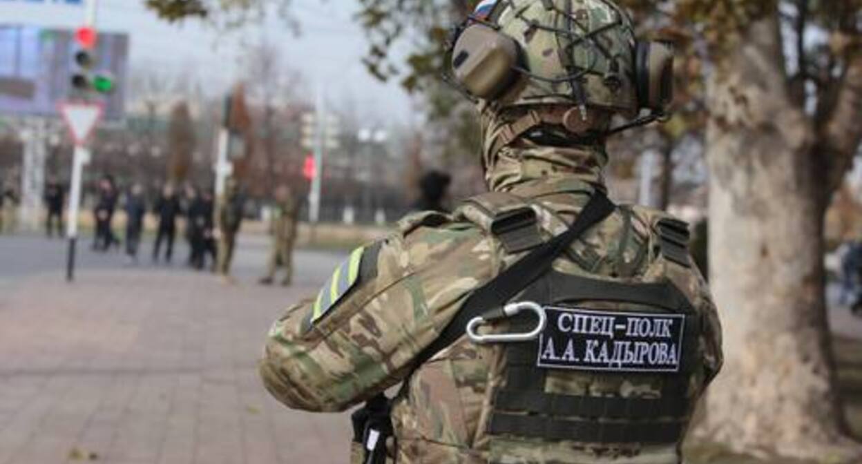 A law enforcer. Photo: https://chechnyatoday.com/ A law enforcer. Photo: https://chechnyatoday.com/
