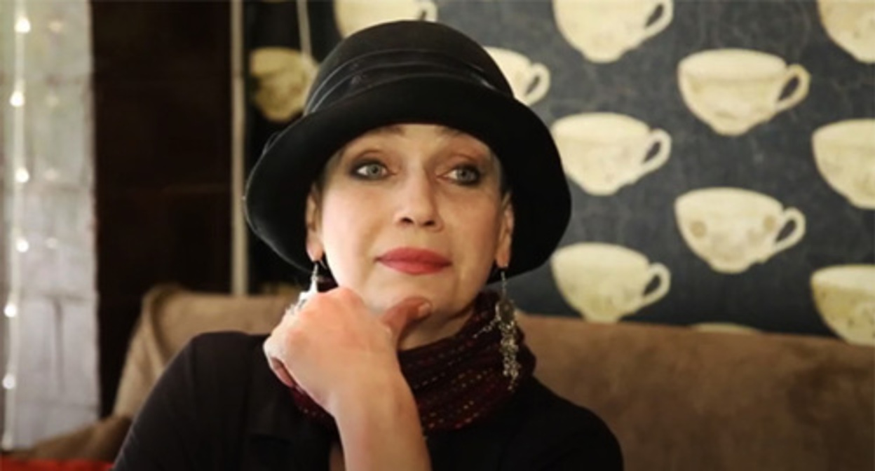 Svetlana Anokhina. Screenshot of the video on YouTube Svetlana Anokhina. Screenshot of the video on YouTube