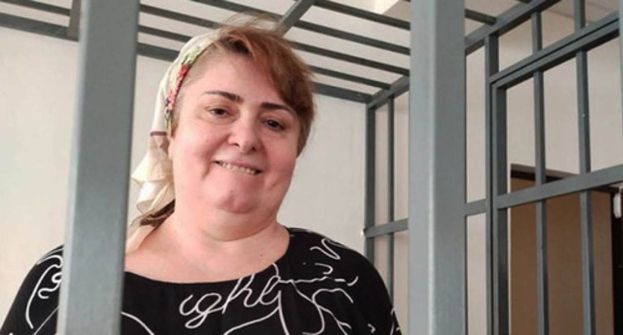 Zarema Musaeva in the courtroom. Photo from the Telegram channel
"Bakar Yangulbaev" Zarema Musaeva in the courtroom. Photo from the Telegram channel
"Bakar Yangulbaev"