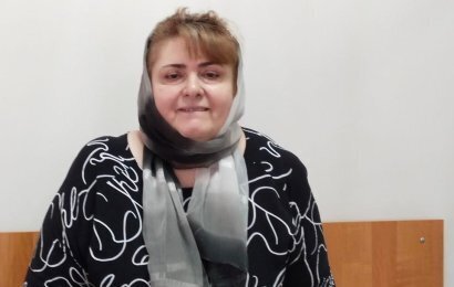 Zarema Musaeva at the court. Photo by the "Team against Torture" Zarema Musaeva at the court. Photo by the "Team against Torture"