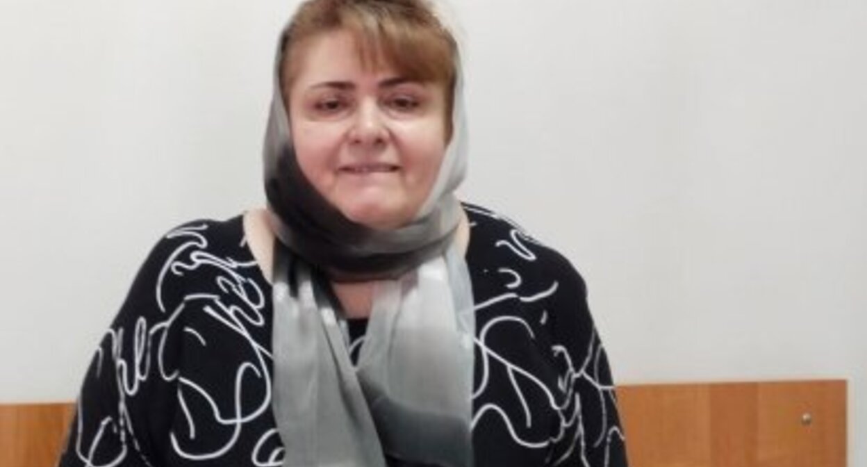 Zarema Musaeva at the court. Photo by the "Team against Torture" Zarema Musaeva at the court. Photo by the "Team against Torture"