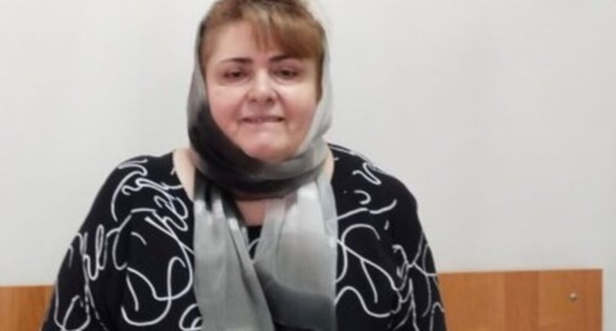 Zarema Musaeva at the court. Photo by the "Team against Torture" Zarema Musaeva at the court. Photo by the "Team against Torture"