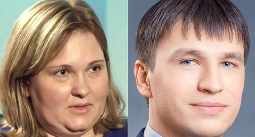 Elena Milashina, Alexander Nemov, screenshot of the video https://t.me/polniypc, collage by the "Caucasian Knot" Elena Milashina, Alexander Nemov, screenshot of the video https://t.me/polniypc, collage by the "Caucasian Knot"