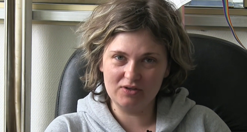 Elena Milashina. Screenshot of the video https://www.youtube.com/watch?v=BqB1Tjy_tWc Elena Milashina. Screenshot of the video https://www.youtube.com/watch?v=BqB1Tjy_tWc