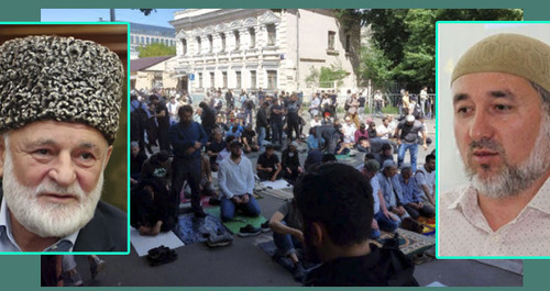 Khadjimurad Gatsalov (on the left), Asfar Myss, protesters. Collage by the "Caucasian Knot." Photos: https://activatica.org, press service of the Public Council of the Ministry of Internal Affairs of the Russian Federation https://paralymp.ru Khadjimurad Gatsalov (on the left), Asfar Myss, protesters. Collage by the "Caucasian Knot." Photos: https://activatica.org, press service of the Public Council of the Ministry of Internal Affairs of the Russian Federation https://paralymp.ru