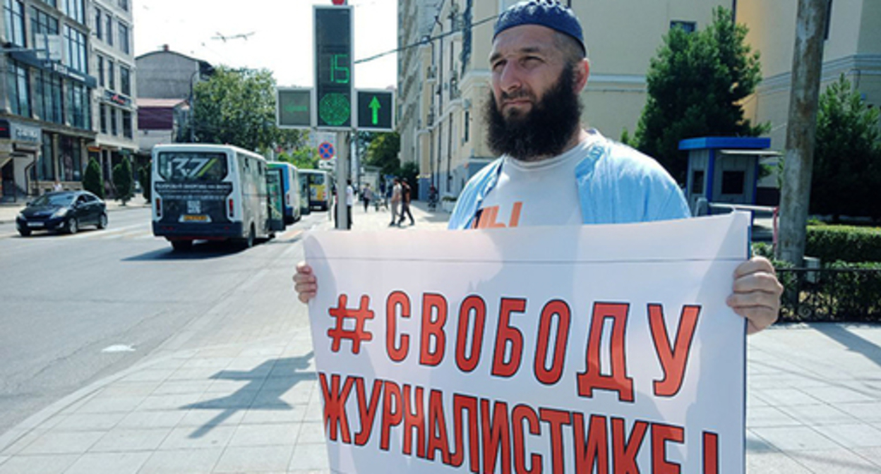 Idris Yusupov. Photo from the Telegram channel of the "Chernovik" (Draft) outlet Idris Yusupov. Photo from the Telegram channel of the "Chernovik" (Draft) outlet