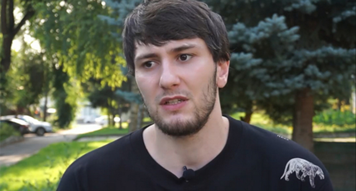 Abubakar Yangulbaev, a lawyer. Screenshot of the video @bkr_yang Abubakar Yangulbaev, a lawyer. Screenshot of the video @bkr_yang