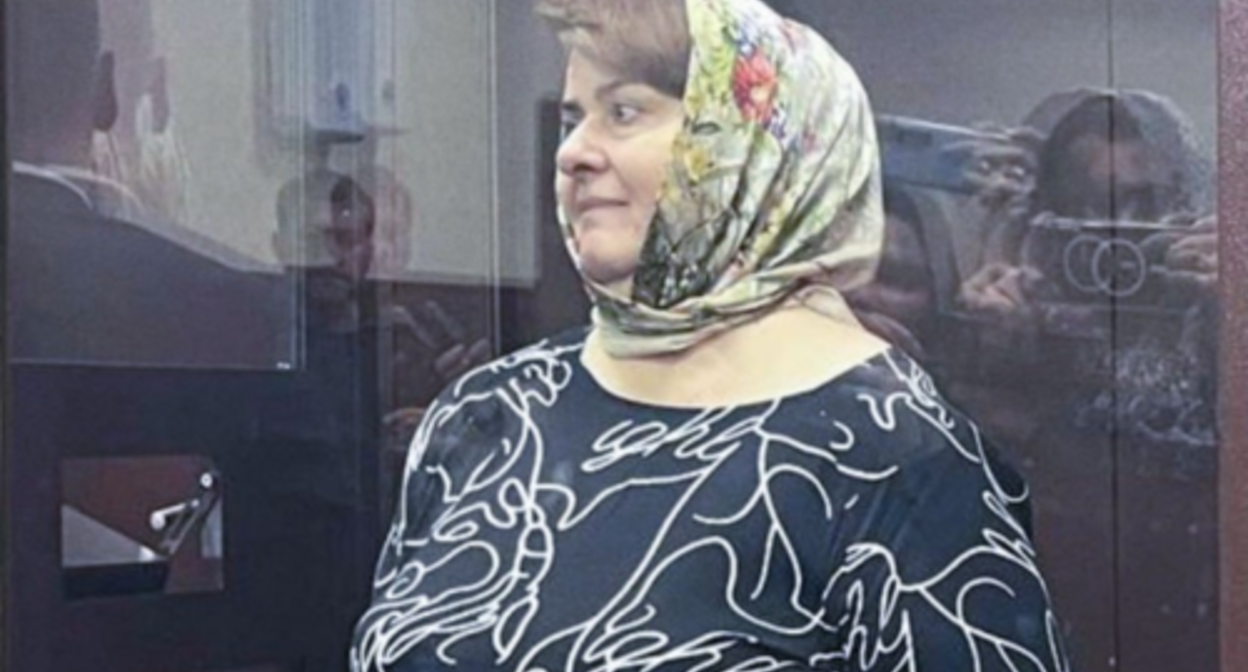 Zarema Musaeva. Screenshot of the photo from the Telegram channel of the "Team against Torture" (included into the register of the foreign agents) https://t.me/no_torture/2852 Zarema Musaeva. Screenshot of the photo from the Telegram channel of the "Team against Torture" (included into the register of the foreign agents) https://t.me/no_torture/2852