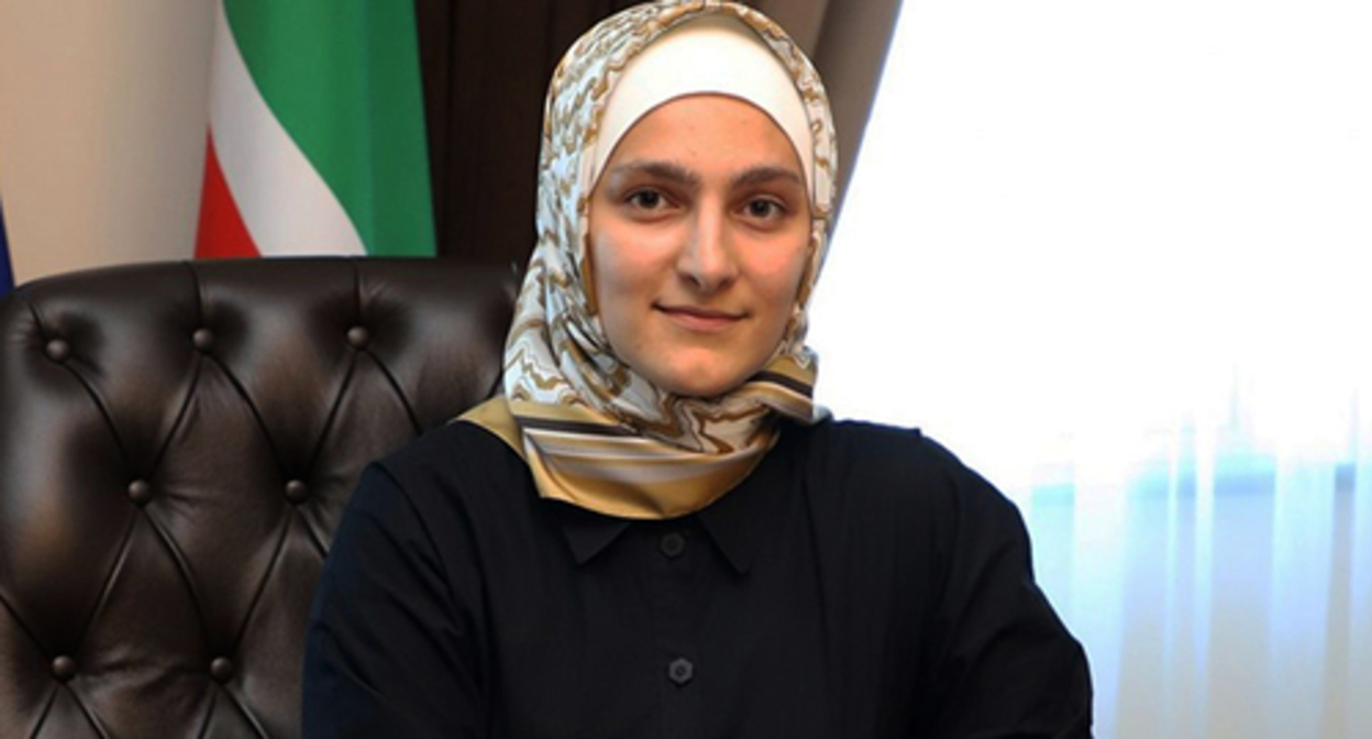 Aishat Kadyrova. Photo: https://chechnyatoday.com/news/369049 Aishat Kadyrova. Photo: https://chechnyatoday.com/news/369049