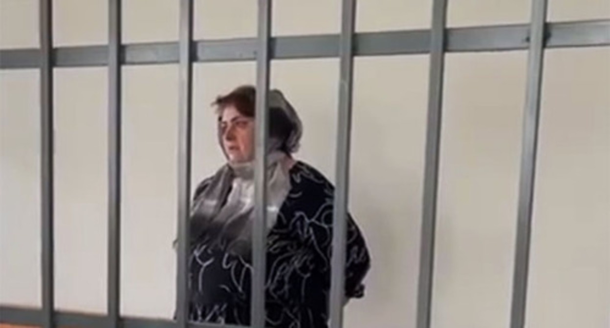 Zarema Musaeva. Photo from the Telegram channel "Krovavaya Barynya" / screenshot of the video Zarema Musaeva. Photo from the Telegram channel "Krovavaya Barynya" / screenshot of the video