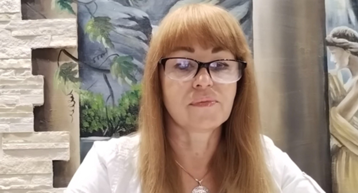 Marina Melikhova. Screenshot of the video https://www.youtube.com/watch?v=LMI9OTAL5mw Marina Melikhova. Screenshot of the video https://www.youtube.com/watch?v=LMI9OTAL5mw