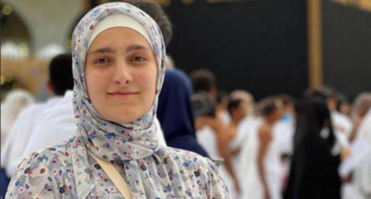 Aishat Kadyrova. Screenshot of the photo posted on Kadyrova's Telegram channel on June 29, 2023 https://t.me/kadyrovaayshat/71 Aishat Kadyrova. Screenshot of the photo posted on Kadyrova's Telegram channel on June 29, 2023 https://t.me/kadyrovaayshat/71