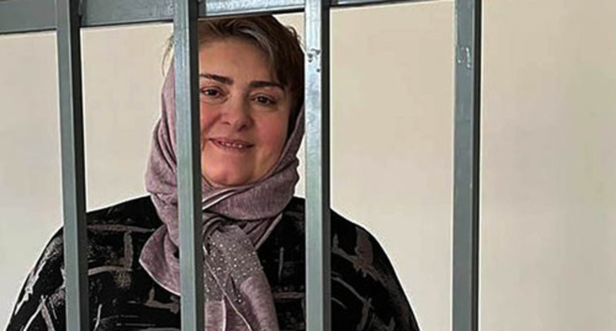 Zarema Musaeva. Photo from the Telegram channel of the “Team Against Torture” Zarema Musaeva. Photo from the Telegram channel of the “Team Against Torture”
