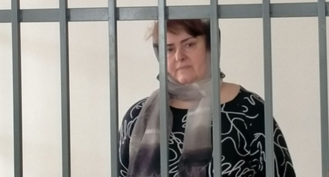 Zarema Musaeva at the court. Photo by the "Caucasian Knot" Zarema Musaeva at the court. Photo by the "Caucasian Knot"