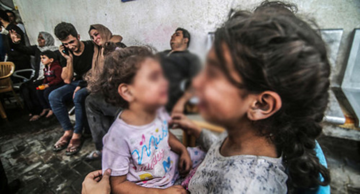 Refugees from Palestine. Photo: Grozny Inform https://www.grozny-inform.ru Refugees from Palestine. Photo: Grozny Inform https://www.grozny-inform.ru