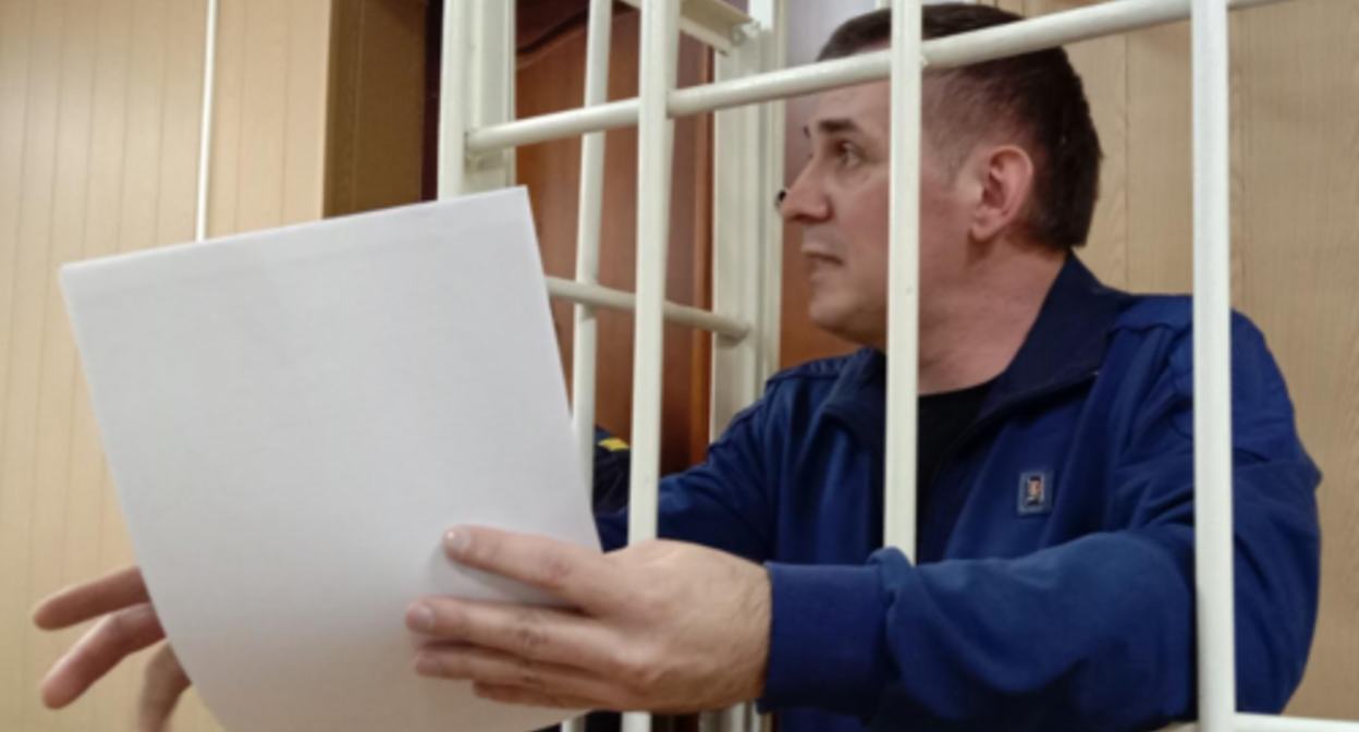 Igor Nagavkin at the Leninsky District Court. Photo by Vyacheslav Yaschenko for the "Caucasian Knot" Igor Nagavkin at the Leninsky District Court. Photo by Vyacheslav Yaschenko for the "Caucasian Knot"