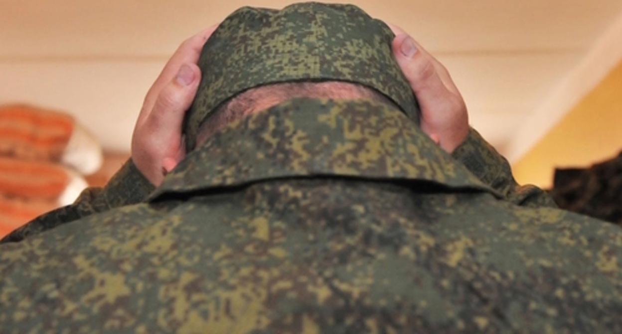 A military man. Photo: Yelena Sineok, Yuga.ru A military man. Photo: Yelena Sineok, Yuga.ru
