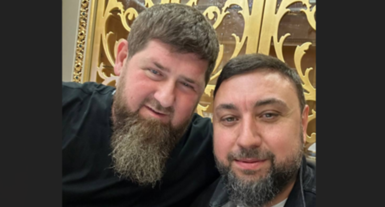 Ramzan Kadyrov (on the left) and Shamsail Saraliev. Screenshot of the photo posted on Saraliev's Telegram channel on Octover 5, 2023 https://t.me/saraliev/1056 Ramzan Kadyrov (on the left) and Shamsail Saraliev. Screenshot of the photo posted on Saraliev's Telegram channel on Octover 5, 2023 https://t.me/saraliev/1056