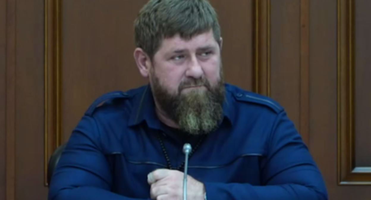 Ramzan Kadyrov. Screenshot of the video posted on Kadyrov's Telegram channel https://t.me/RKadyrov_95/3098 Ramzan Kadyrov. Screenshot of the video posted on Kadyrov's Telegram channel https://t.me/RKadyrov_95/3098