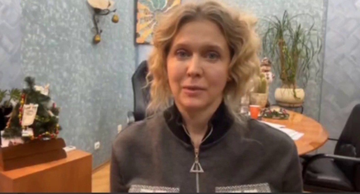 Natalia Garyaeva, screenshot of the video https://t.me/stplt/1762 Natalia Garyaeva, screenshot of the video https://t.me/stplt/1762