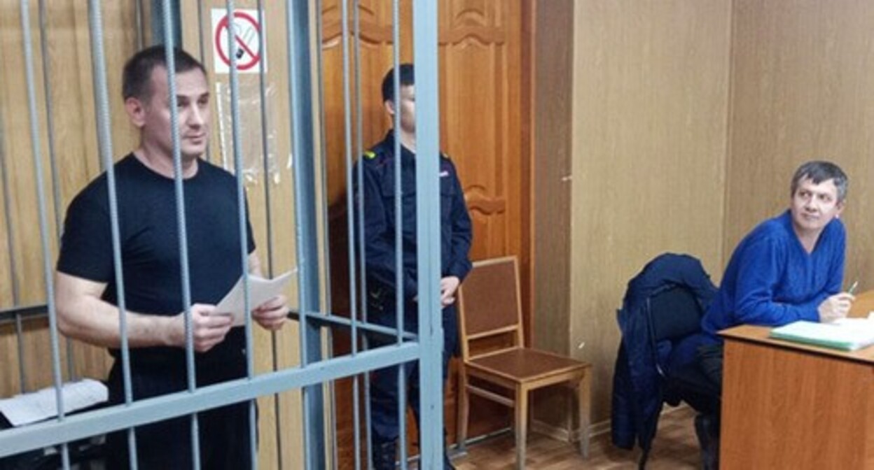 Igor Nagavkin in the courtroom. Photo by Vyacheslav Yaschenko for the "Caucasian Knot" Igor Nagavkin in the courtroom. Photo by Vyacheslav Yaschenko for the "Caucasian Knot"